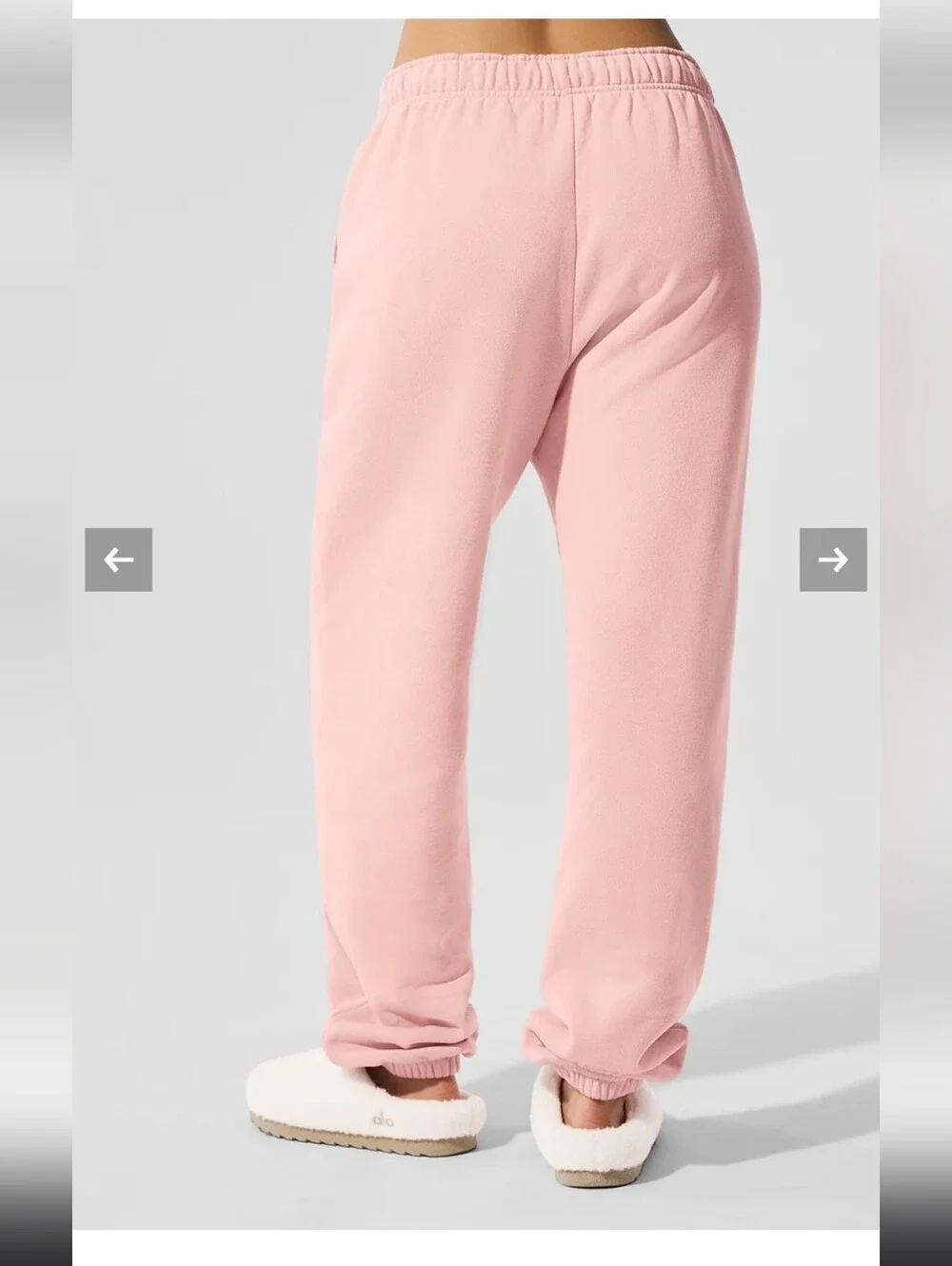 NWT Alo Yoga Pink Quartz Joggers Sweatpants XS